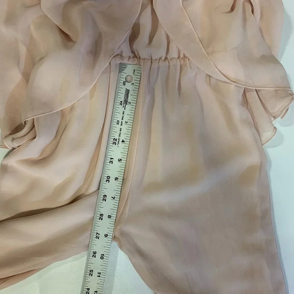 Abel Lula Girl's Sleeveless Sheer Ruffle‎ Zip Up Jumpsuit SIze 6 - Picture 14 of 15